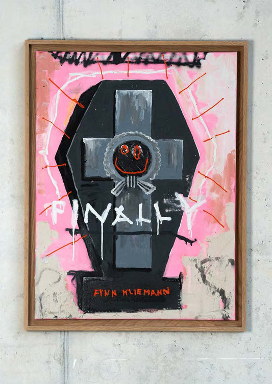 FINALLY IT‘S OVER inkl. Rahmen