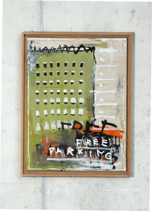 FRIEDHOFSPARKPLATZ inkl. Rahmen