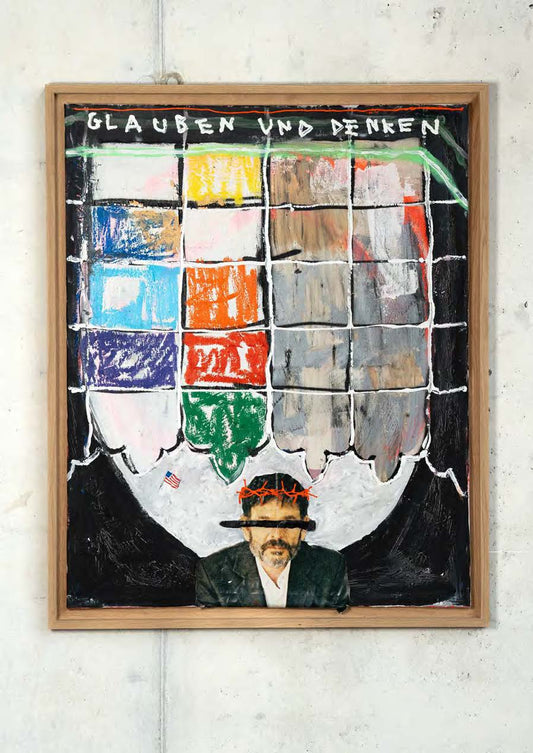 GLAUBEN TO THE MOON inkl. Rahmen