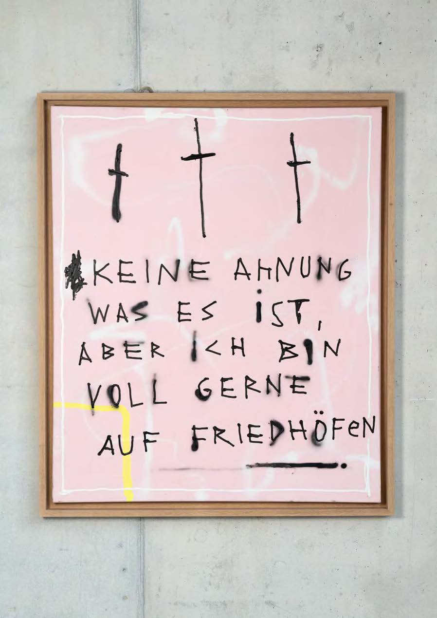 KEINE AHNUNG inkl. Rahmen