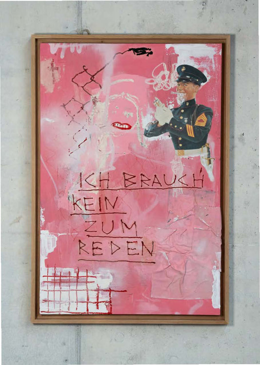 KEIN ZUM REDEN inkl. Rahmen