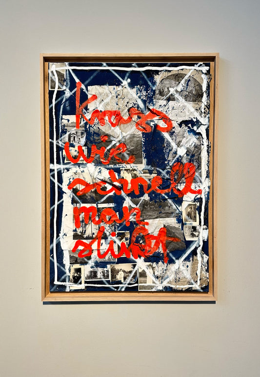 KRASS WIE SCHNELL MAN STIRBT inkl. Rahmen