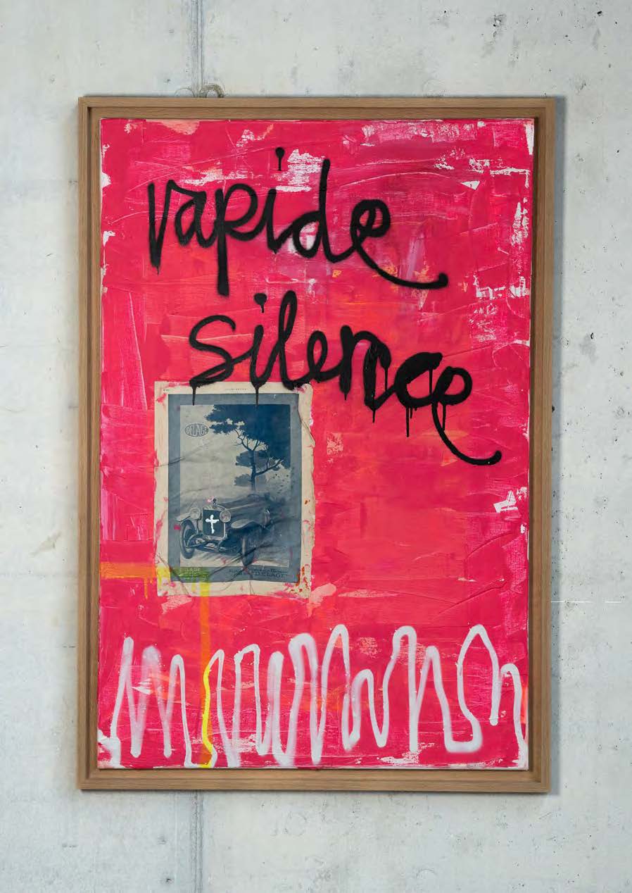 PLÖTZLICHE STILLE inkl. Rahmen