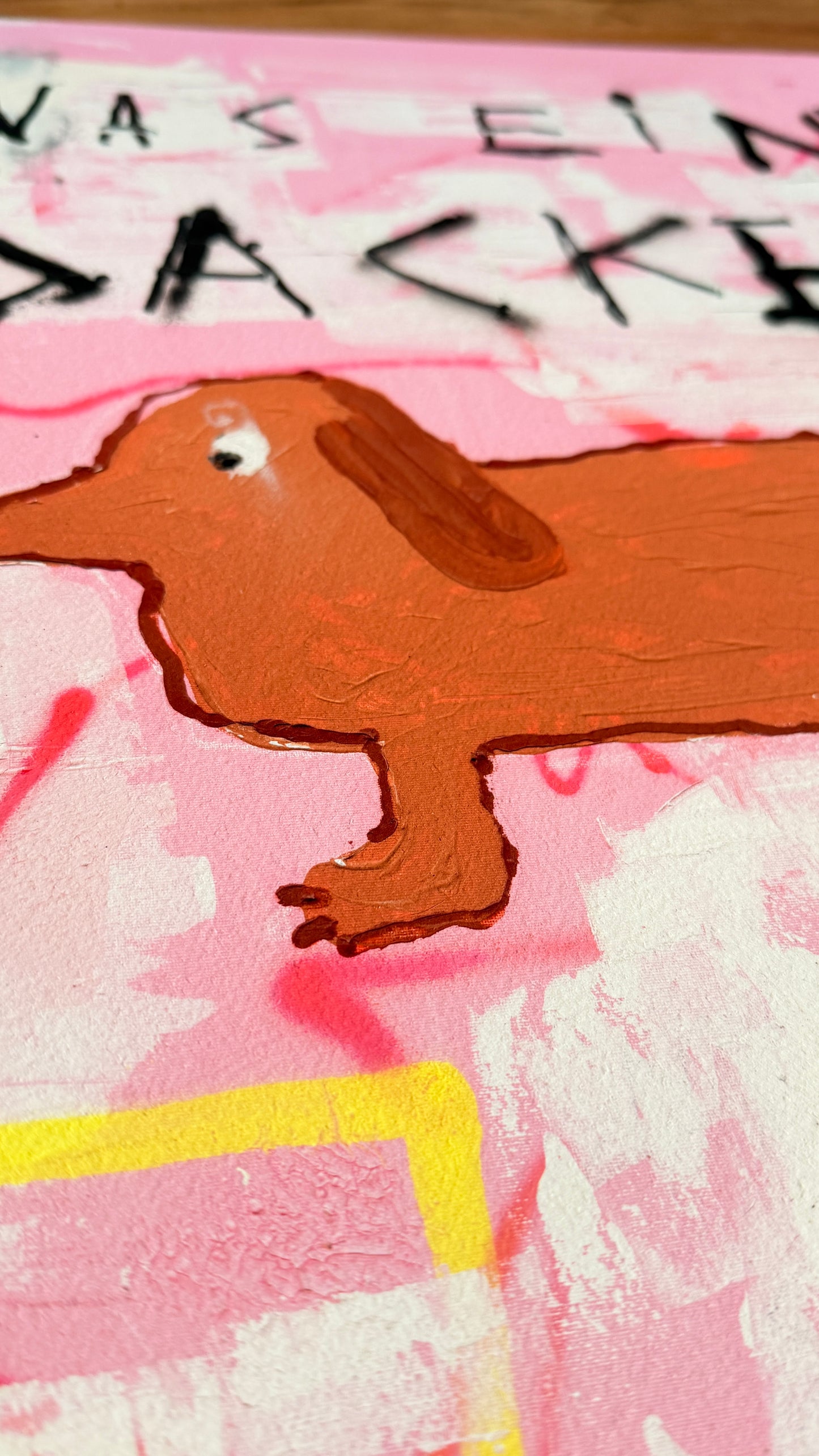 WAS EIN DACKEL Kunstprint 2 Teilig