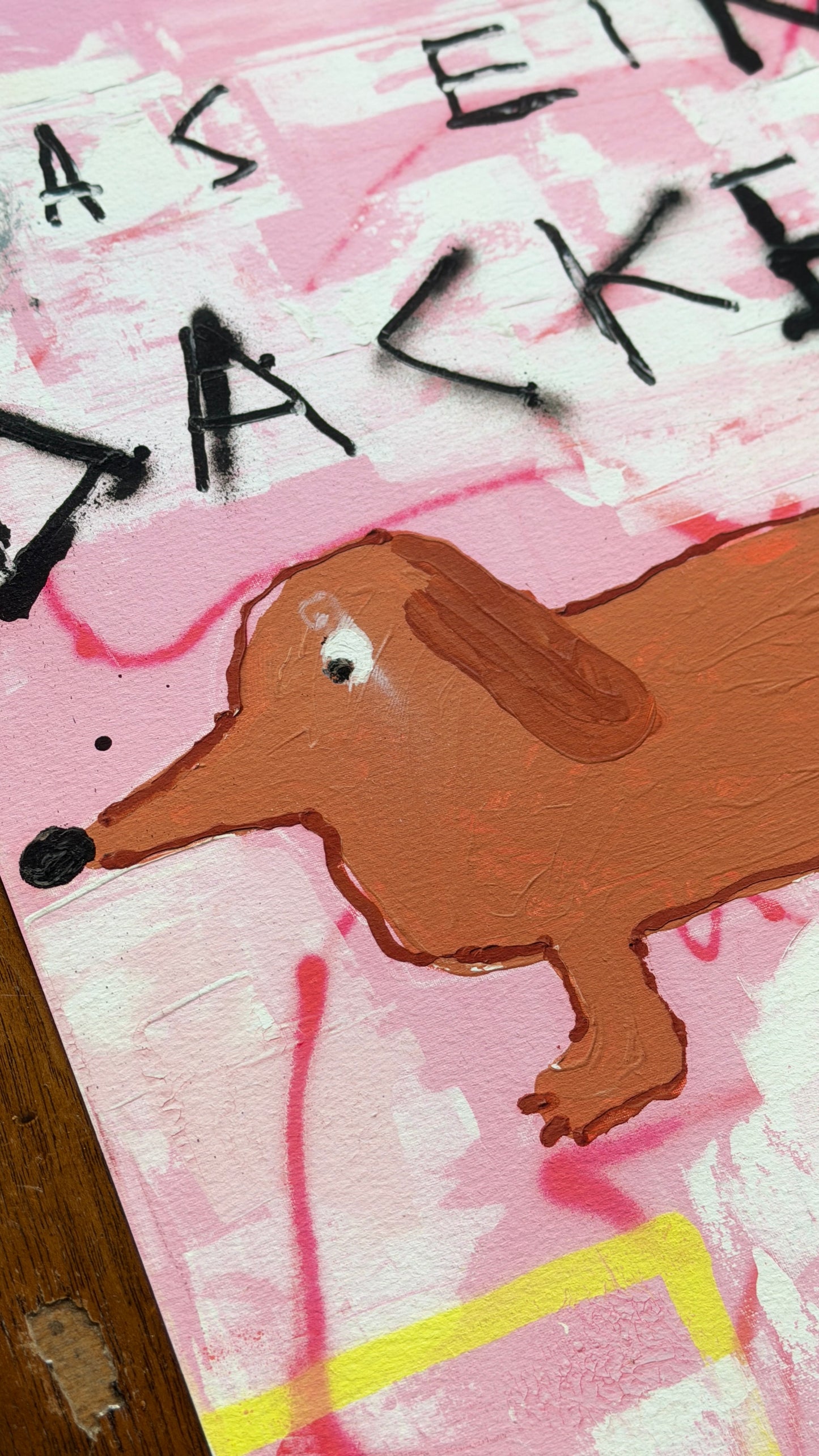 WAS EIN DACKEL Kunstprint 2 Teilig