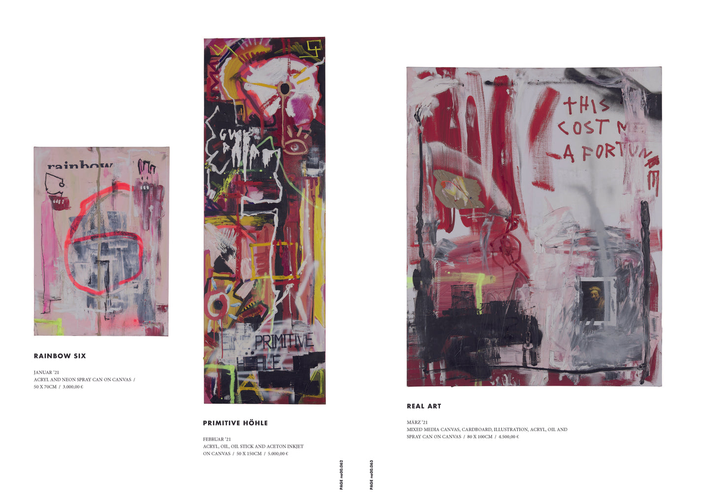 'Bitte nicht auf Kunst schreiben' Katalog