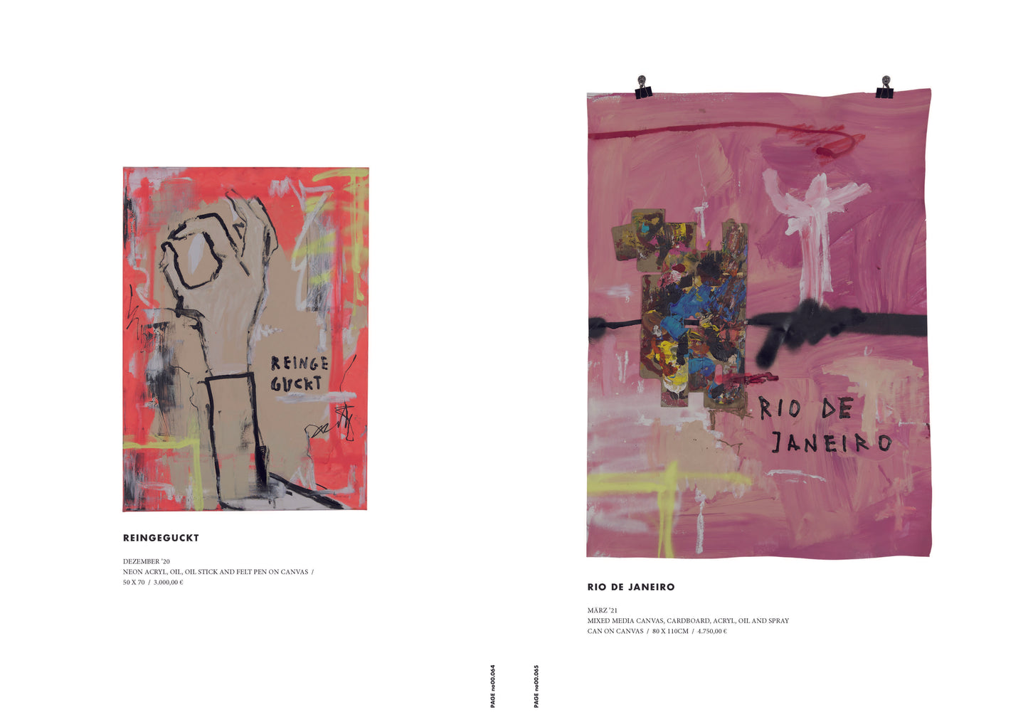 'Bitte nicht auf Kunst schreiben' Katalog